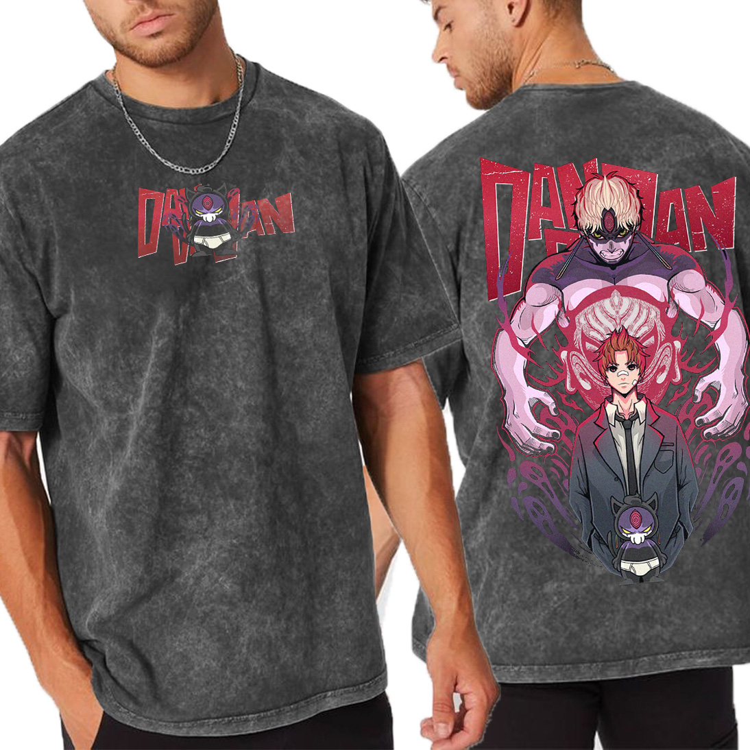 Dandadan Anime Unisex Washed T-Shirt