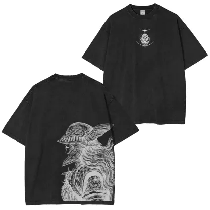 Elden Ring Printed Unisex Washed T-Shirt