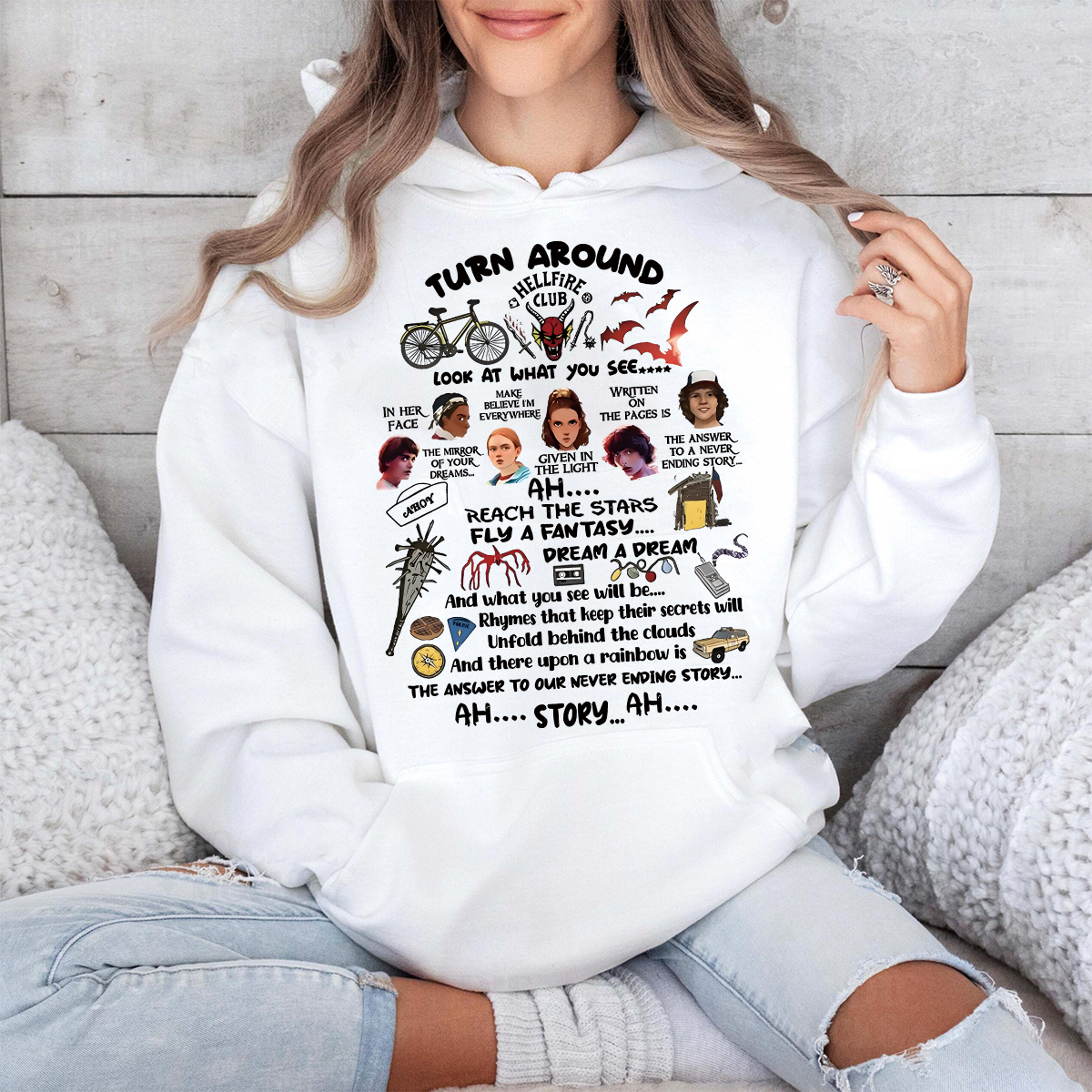 Never Ending Story Stranger Things Unisex Shirts/Crewneck/Hoodie
