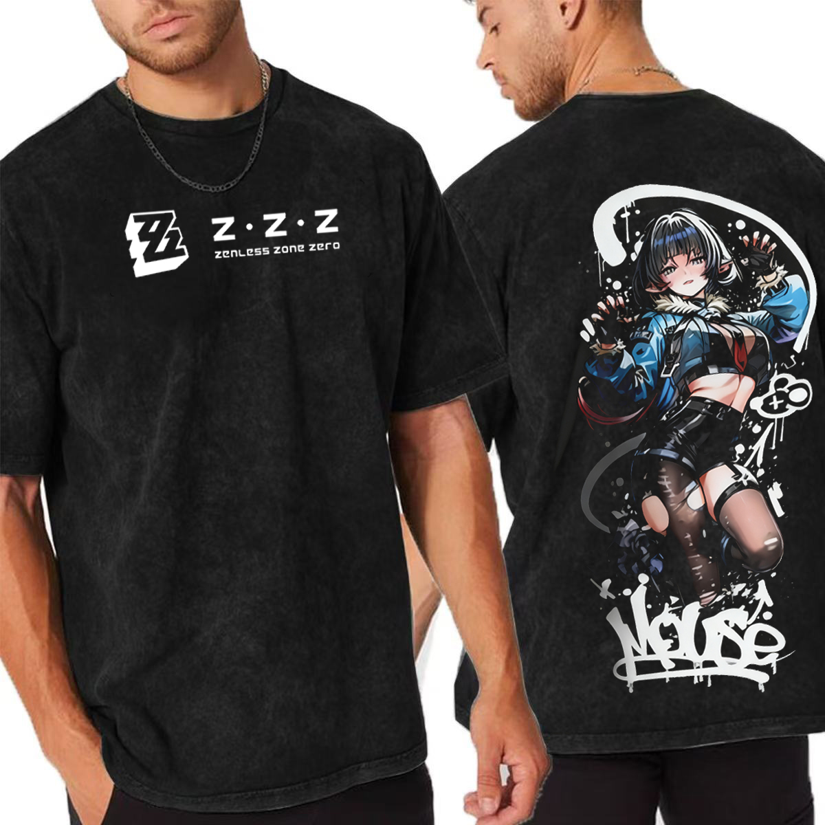 Zenless zone zero zzz Vintage Washed T-shirt/Crewneck/Hoodie