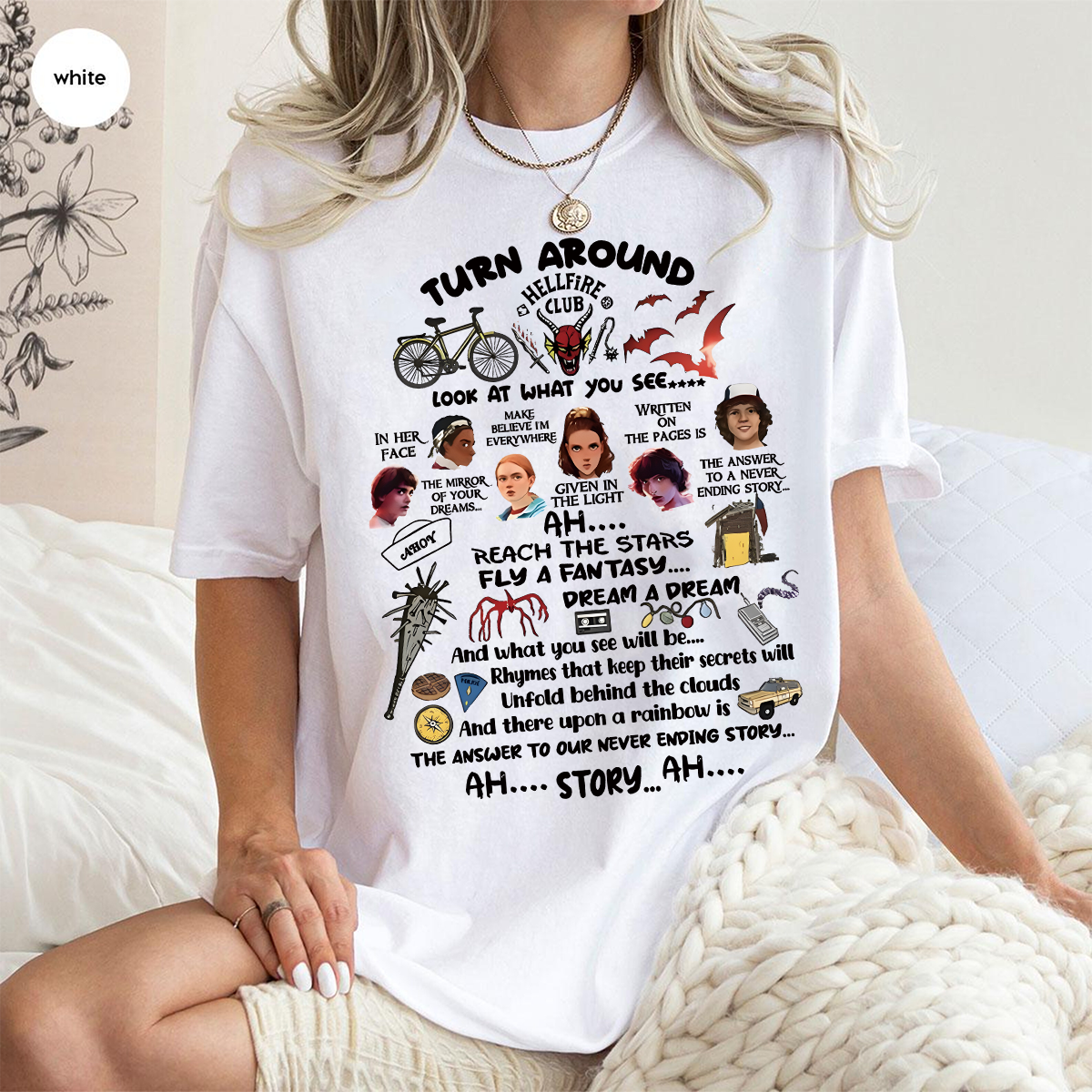 Never Ending Story Stranger Things Unisex Shirts/Crewneck/Hoodie