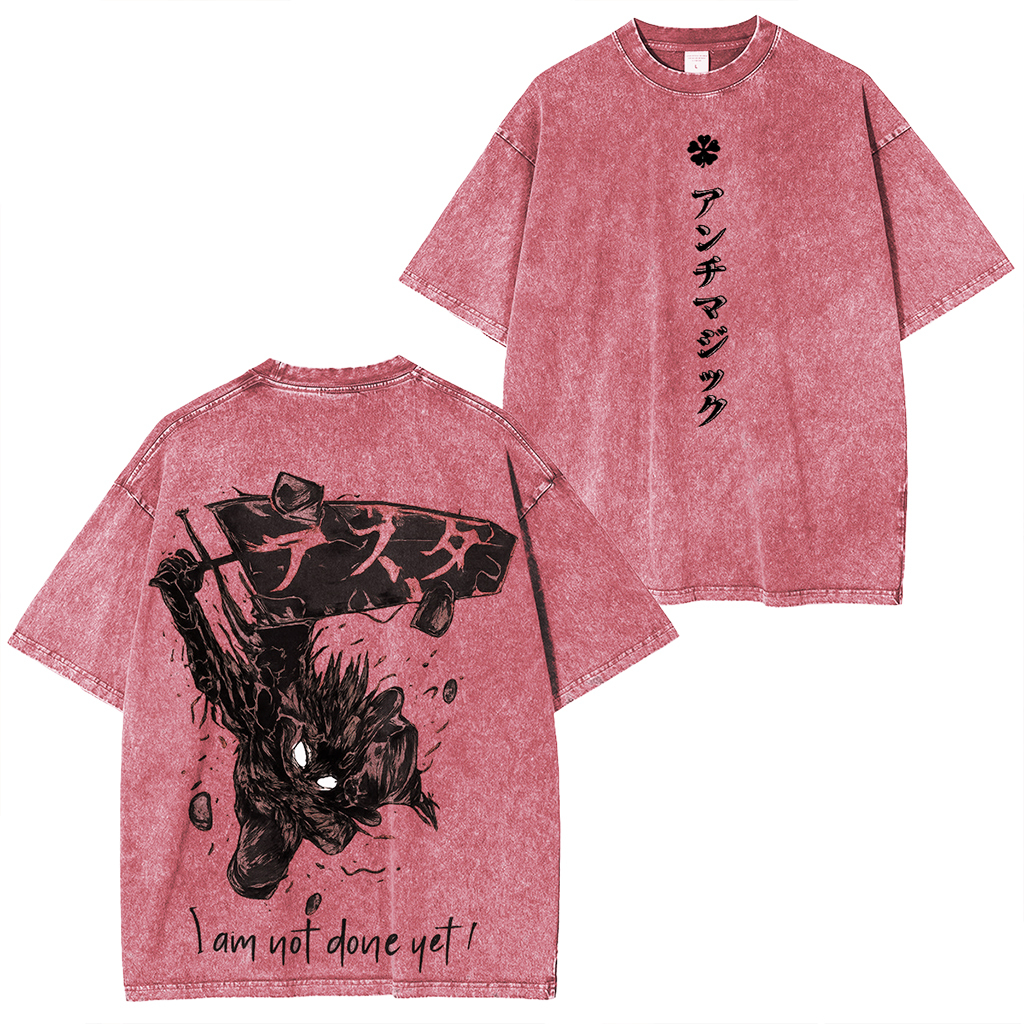 Black Clover Vintage washed T-shirt/Crewneck/Hoodie