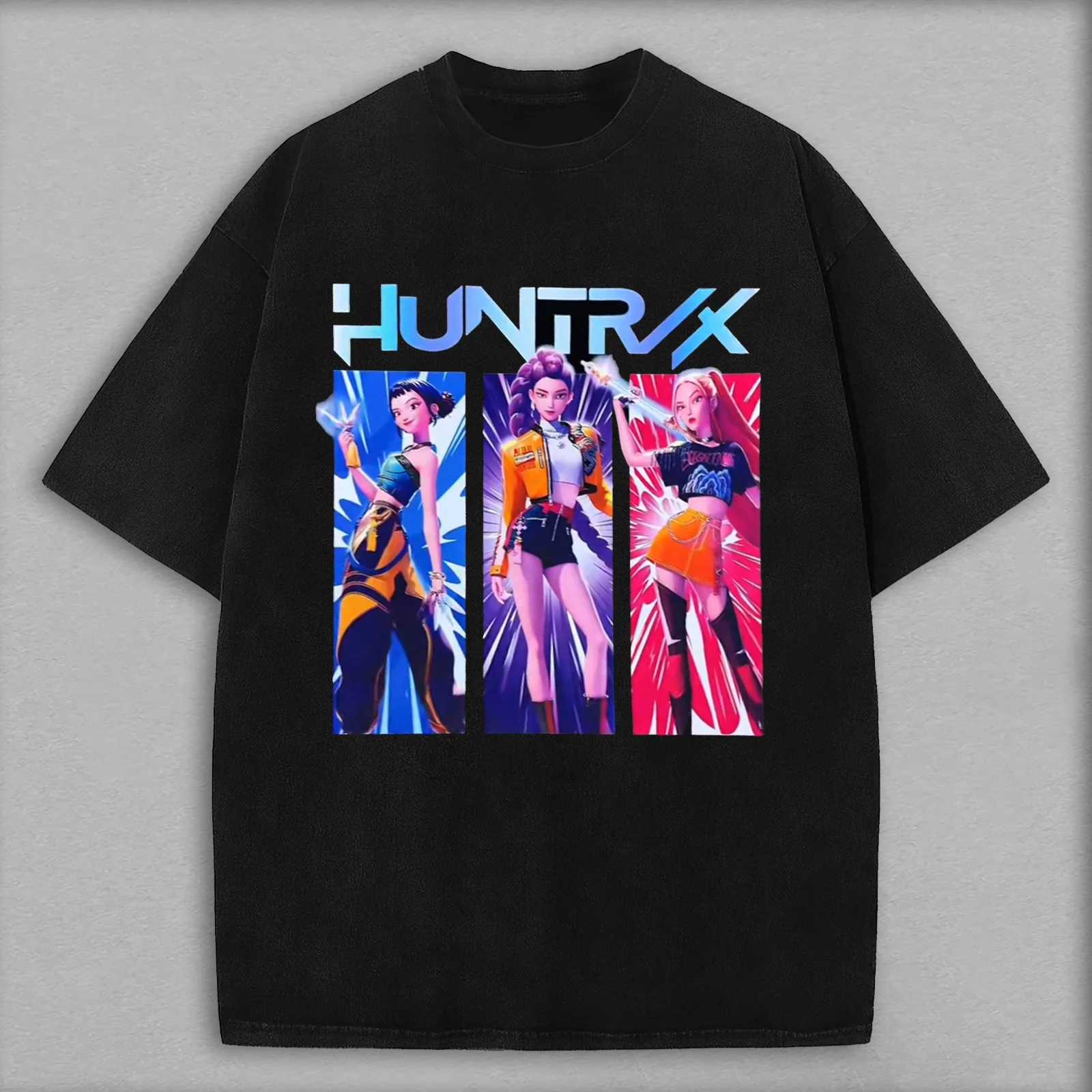 HUNTR/X Printed Oversized Unisex T-shirts
