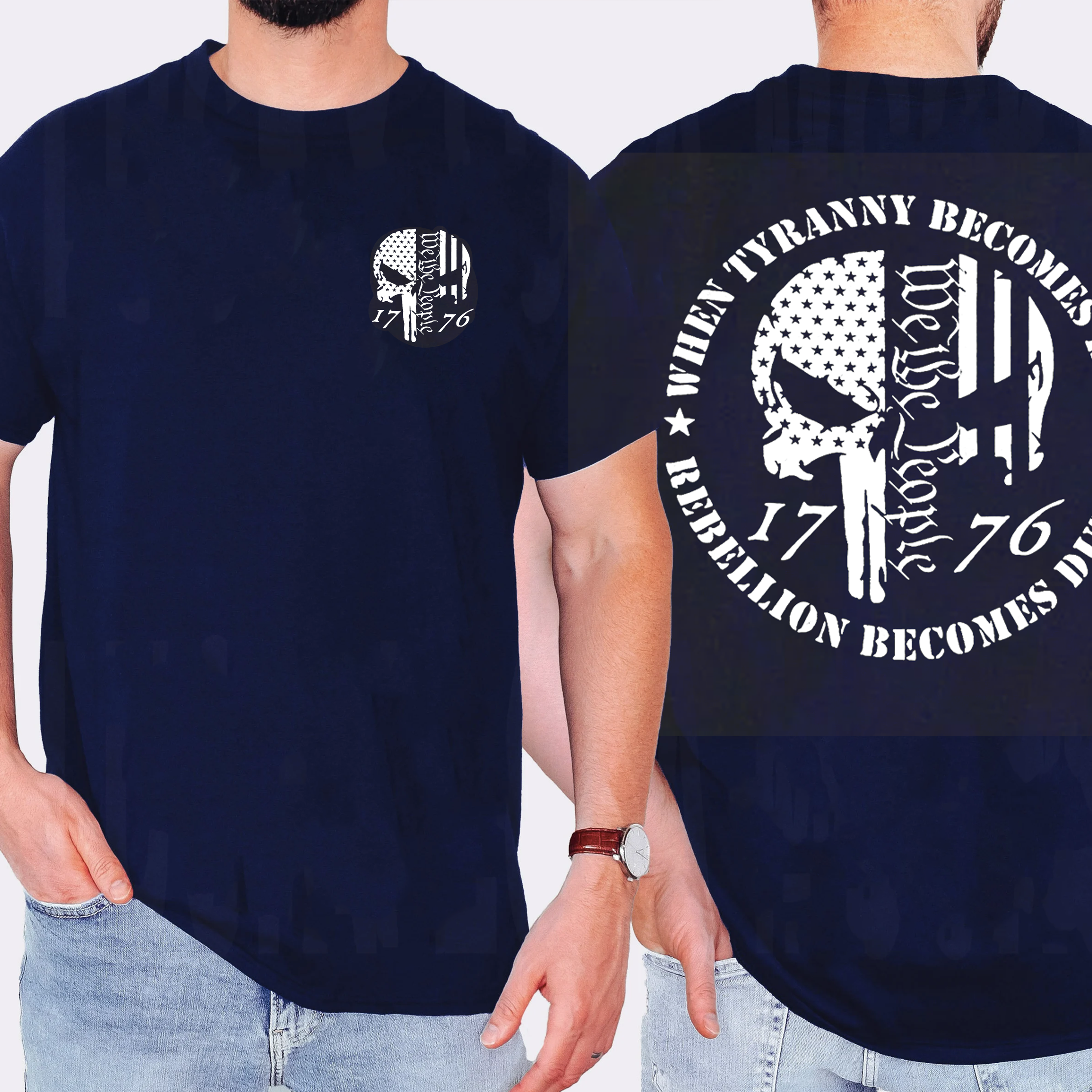 When Tyranny Becomes Law, We the People, 1776 Unisex T-shirt/Crewneck/Hoodie
