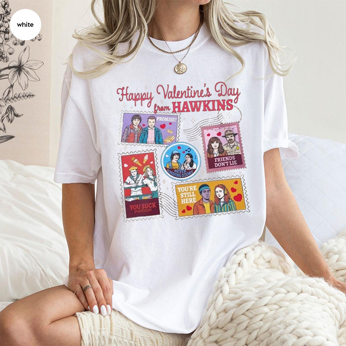 Funny Valentine Hawkins Unisex Shirts/Crewneck/Hoodie