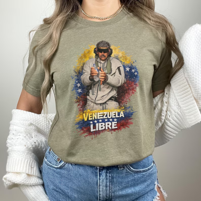 Venezuela Libre T-Shirt,Unisex Shirts/Crewneck/Hoodie