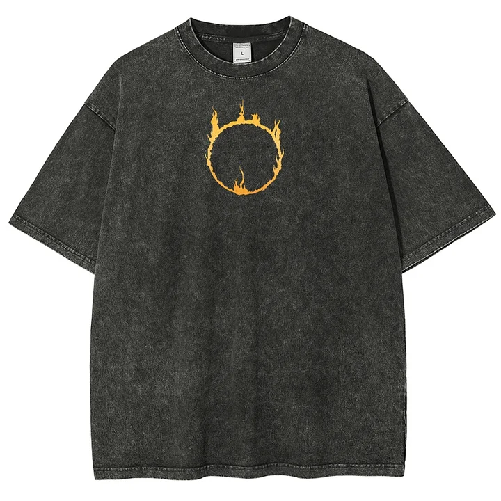 Dark Souls Knight Printed Unisex Washed T-Shirt
