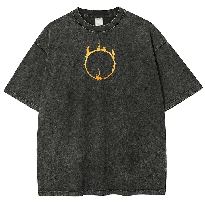 Dark Souls Knight Printed Unisex Washed T-Shirt