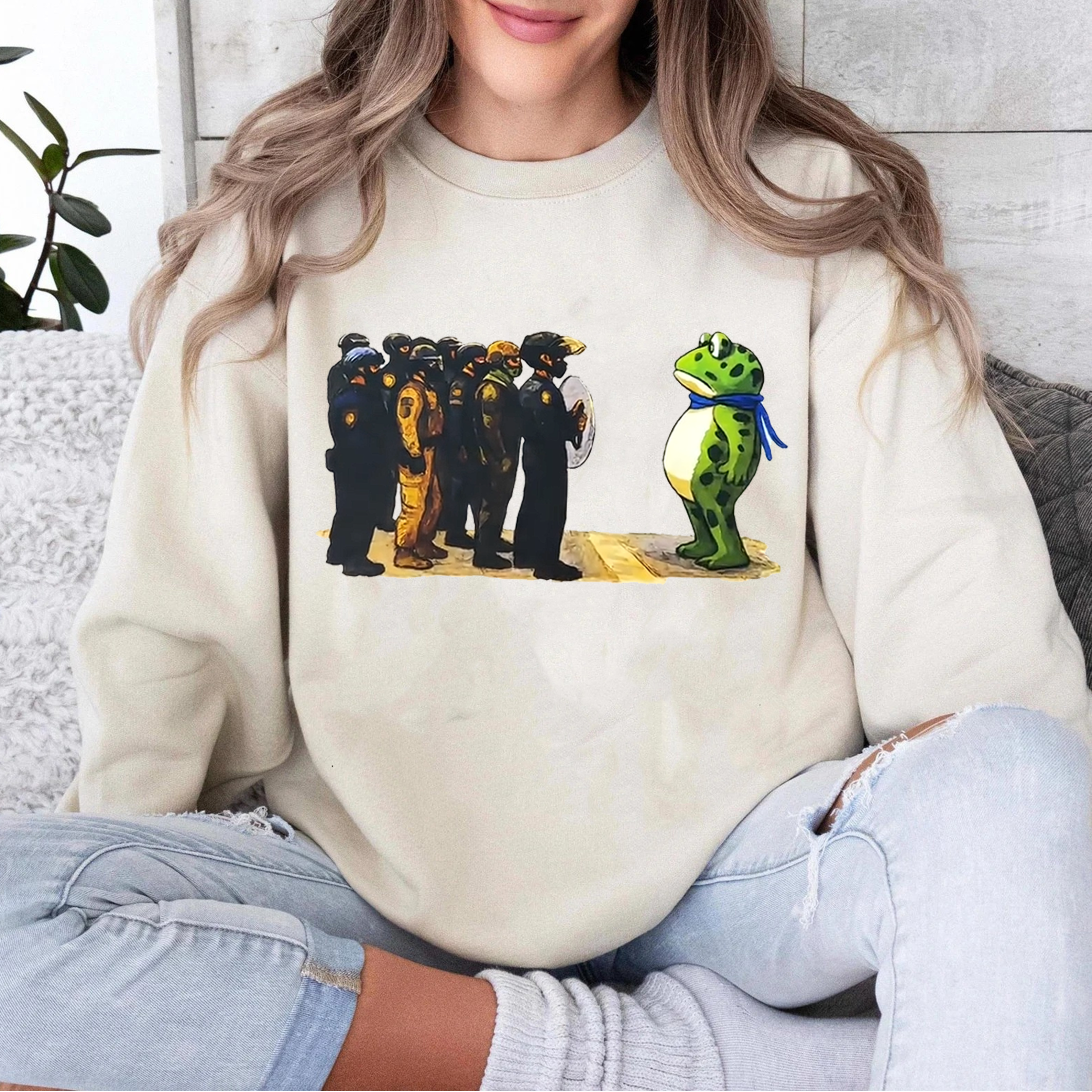 Portland Frog Protest Anti ICE FDT Unisex Shirt/Crewneck/Hoodie