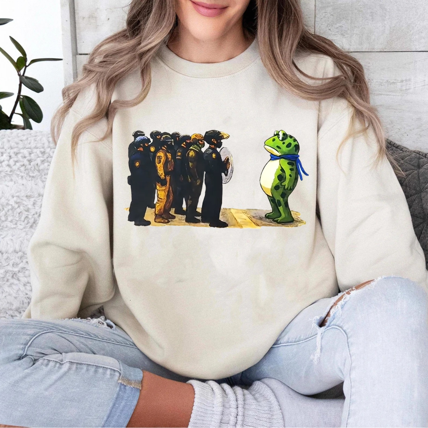 Portland Frog Protest Anti ICE FDT Unisex Shirt/Crewneck/Hoodie