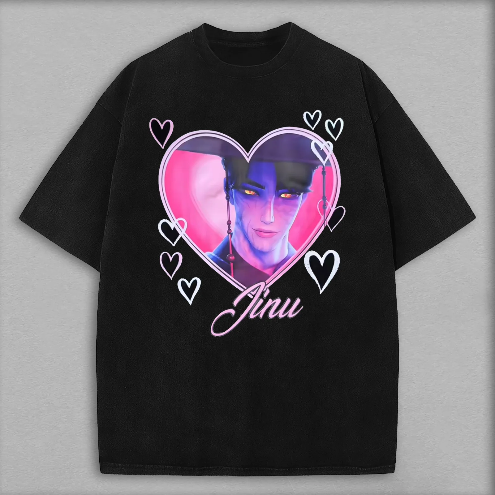 KPop Demon Hunters Rumi Printed Oversized Unisex T-shirts