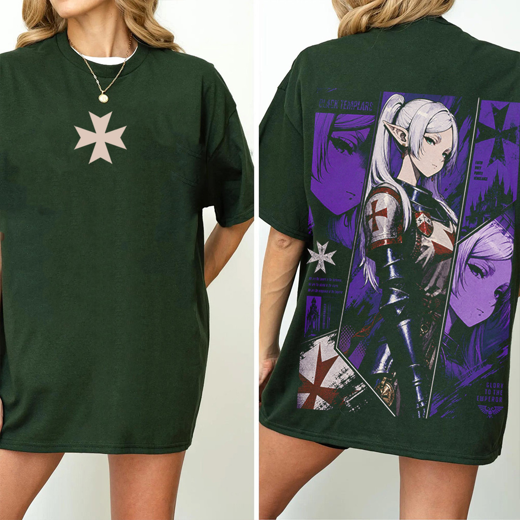 Warhammer Frieren's Journey Through Timperium of mankind  Vintage Washed T-shirt/Crewneck/Hoodie