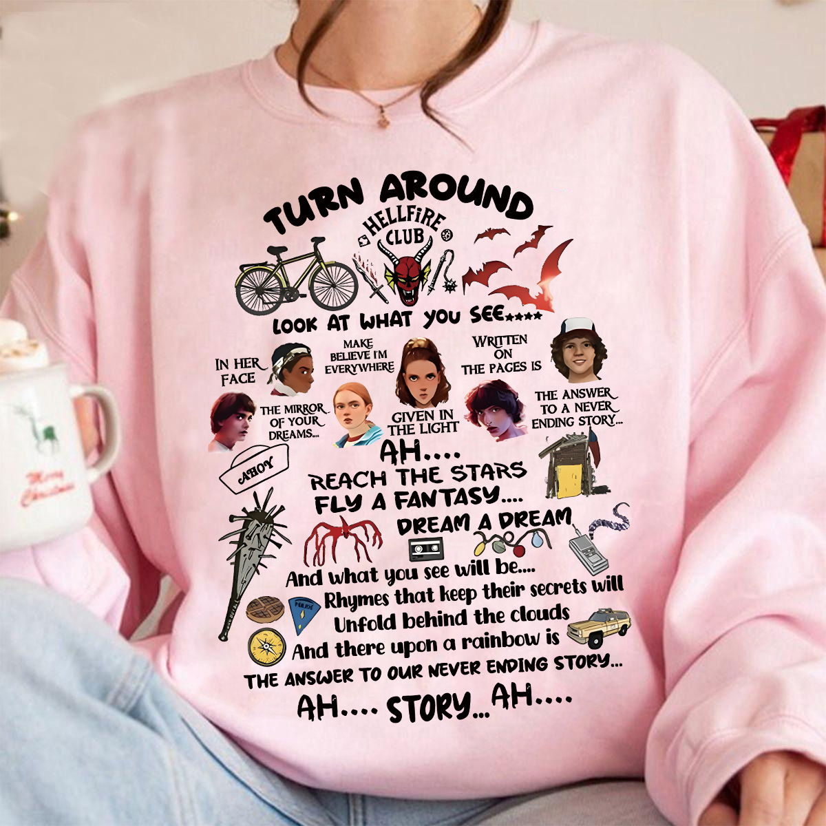 Never Ending Story Stranger Things Unisex Shirts/Crewneck/Hoodie