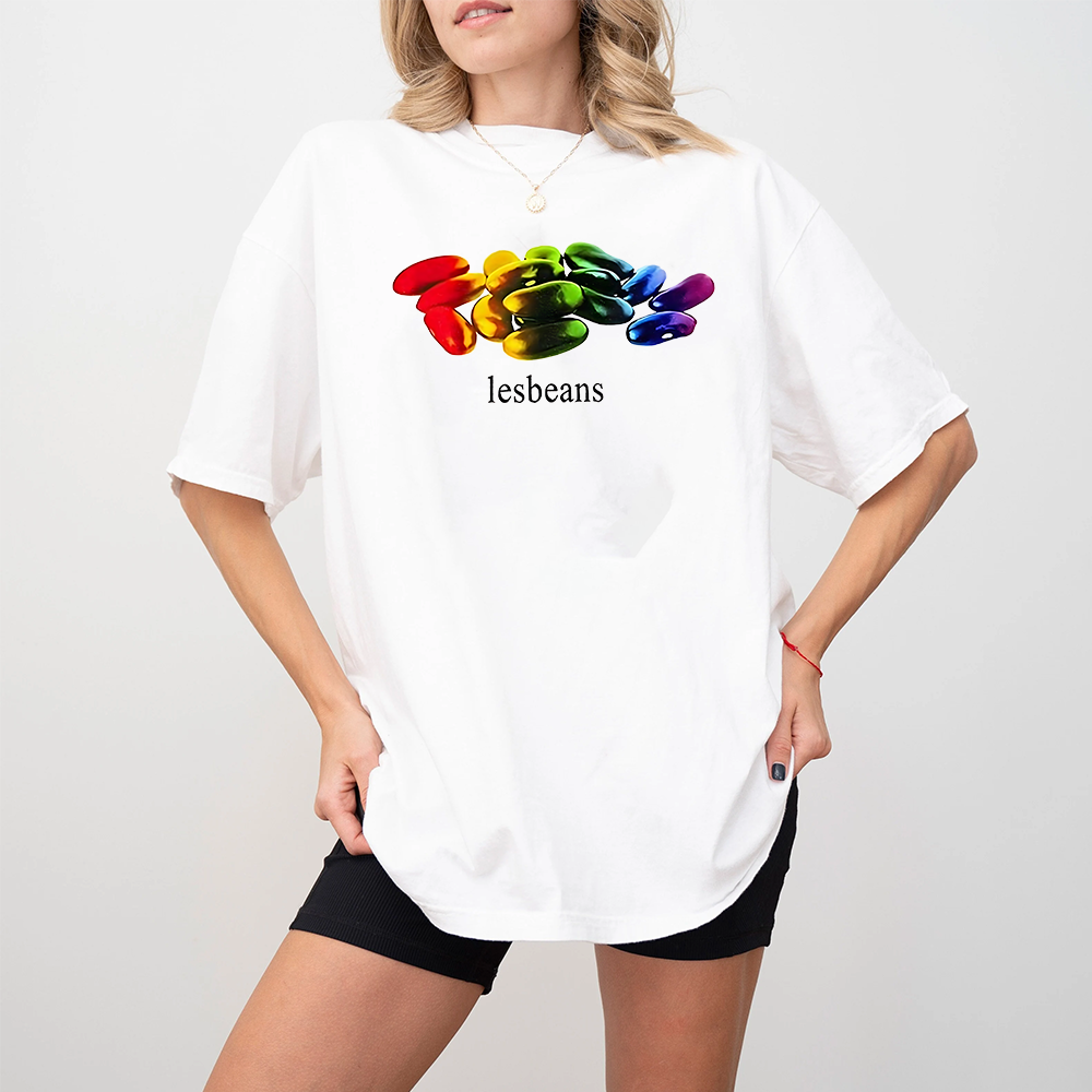 Colorful beans Lesbeans Lesbian Pride LGBT Unisex T-shirt/Crewneck/Hoodie