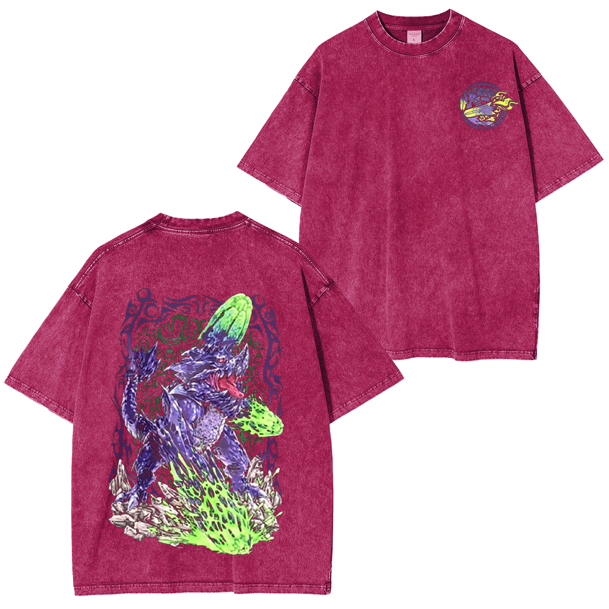 Monster Hunter Unisex Washed T-Shirt