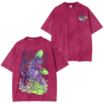 Monster Hunter Unisex Washed T-Shirt