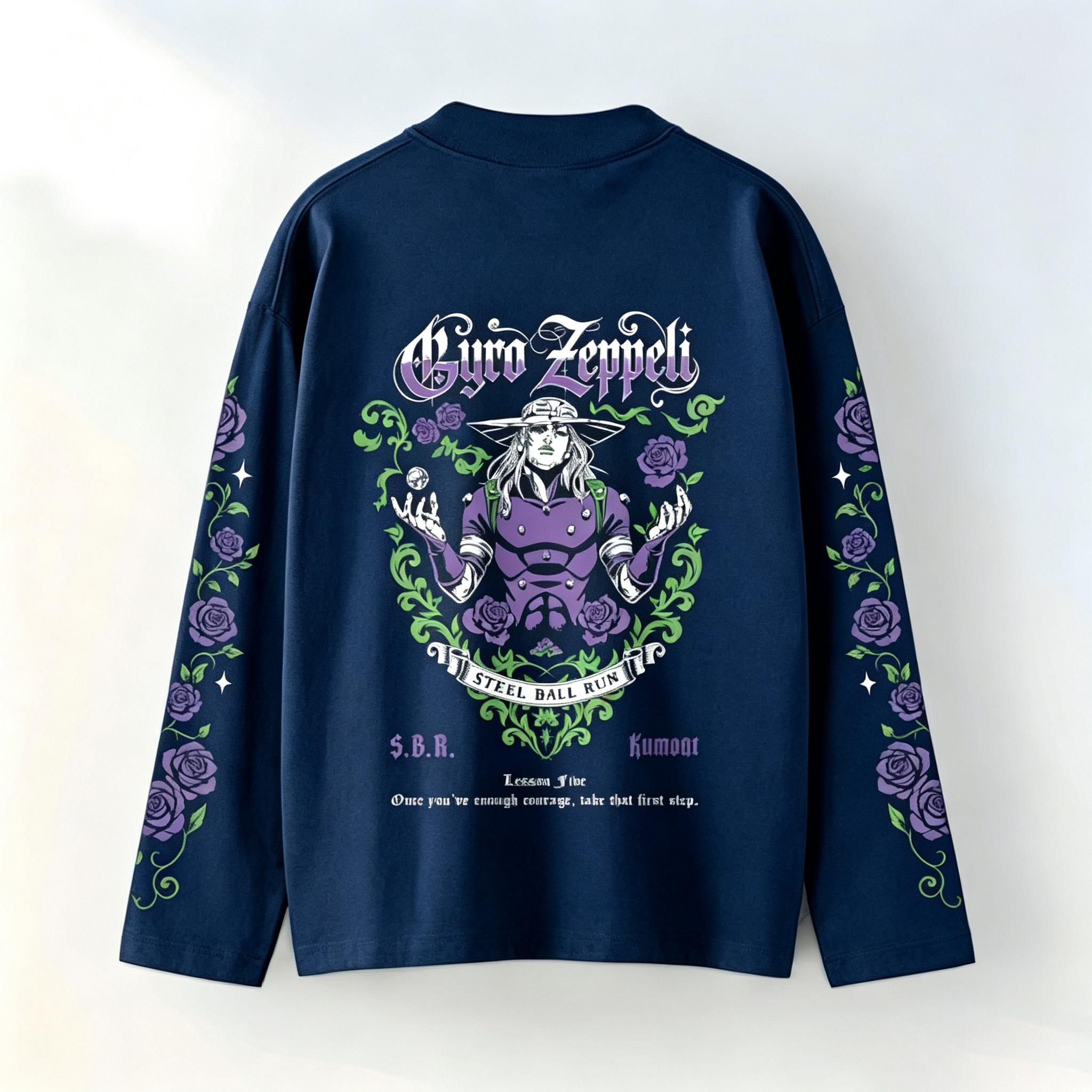 JoJo Steel Ball Run Gyro Long-Sleeve Crewneck