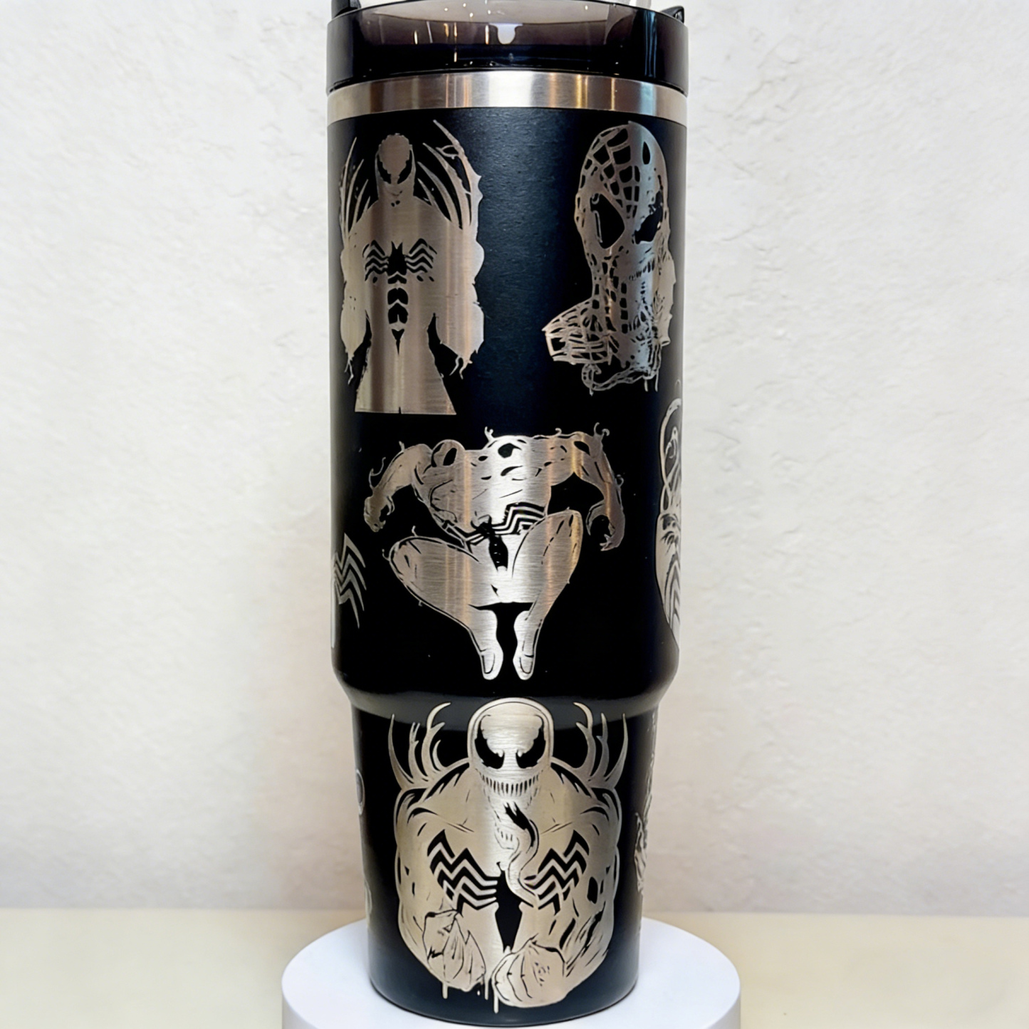 Laser Engraved Superhero Stanley Tumbler cup