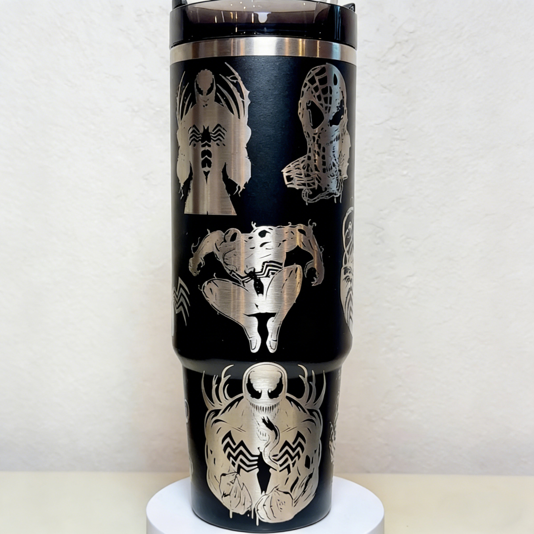 Laser Engraved Superhero Stanley Tumbler cup