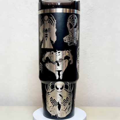Laser Engraved Superhero Stanley Tumbler cup