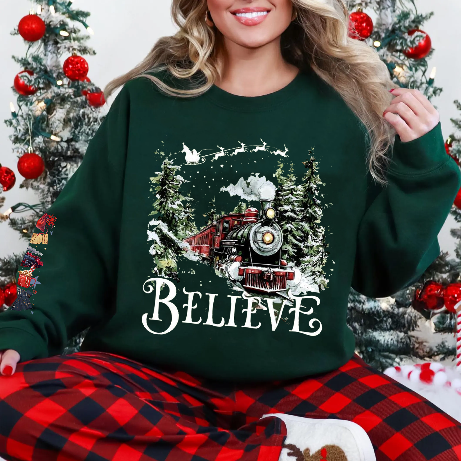 Polar Express ,Believe Christmas Train Unisex T-shirt/Crewneck/Hoodie