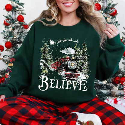Polar Express ,Believe Christmas Train Unisex T-shirt/Crewneck/Hoodie
