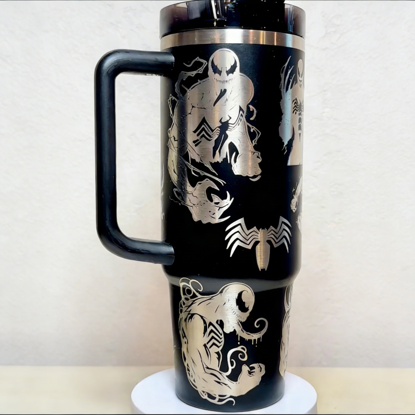 Laser Engraved Superhero Stanley Tumbler cup