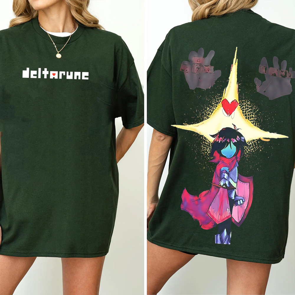 Stay Determined: Kris's Deltarune Journey Continues Unisex Washed T-Shirt
