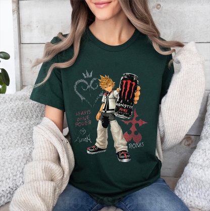 Sora Kingdom Hearts Oversized T-shirt/Crewneck/Hoodie