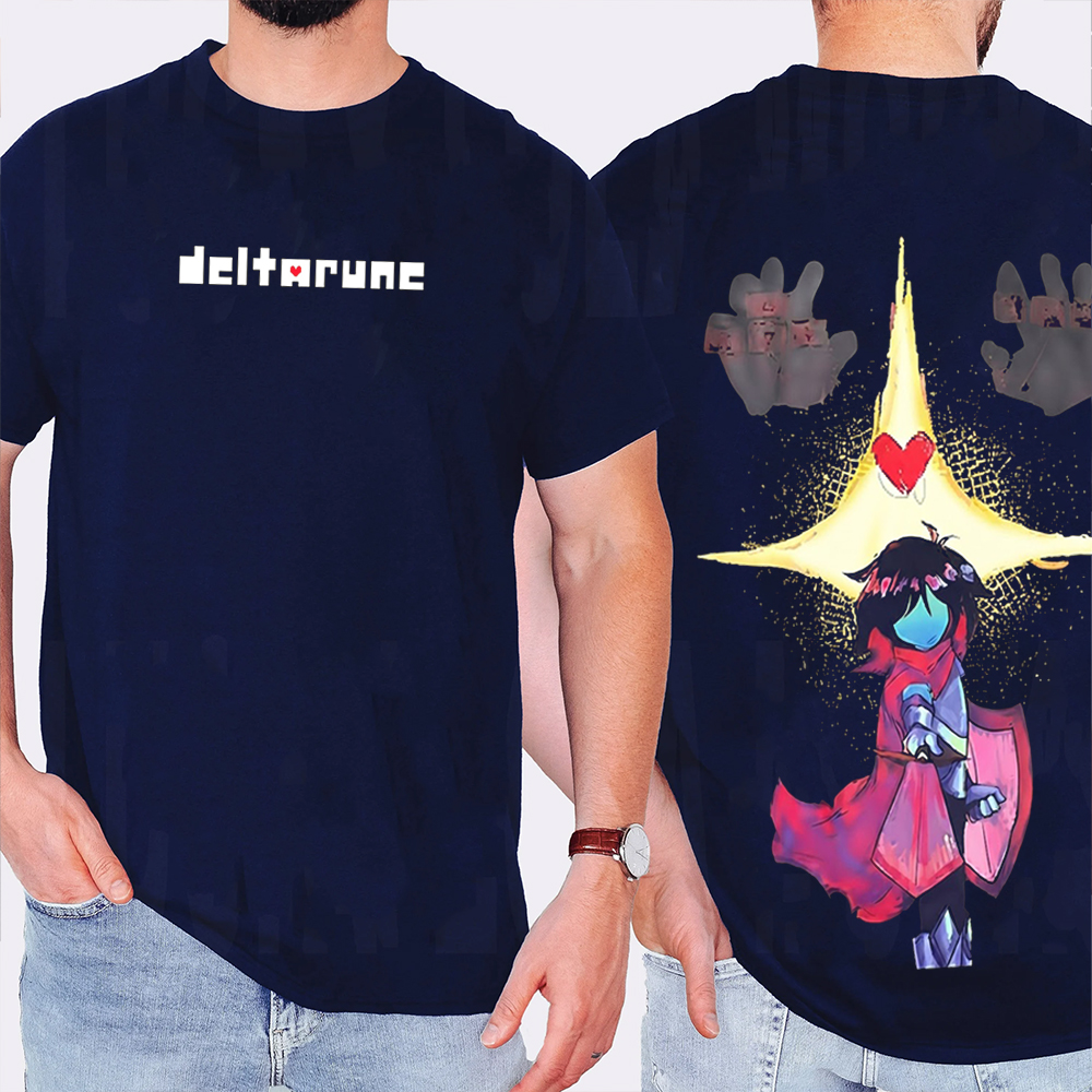 Stay Determined: Kris's Deltarune Journey Continues Unisex Washed T-Shirt