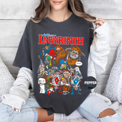 Labyrinth Goblin City Friends Jim Henson's Unisex T-shirt/Crewneck/Hoodie