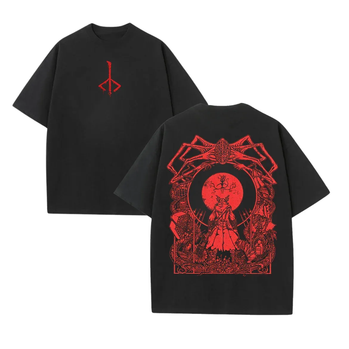 Bloodborne Printed Unisex Oversized T-shirts