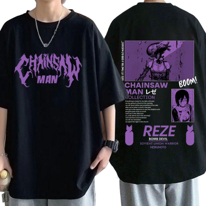 Anime Chainsaw Man Reze T-shirt