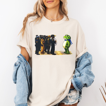 Portland Frog Protest Anti ICE FDT Unisex Shirt/Crewneck/Hoodie