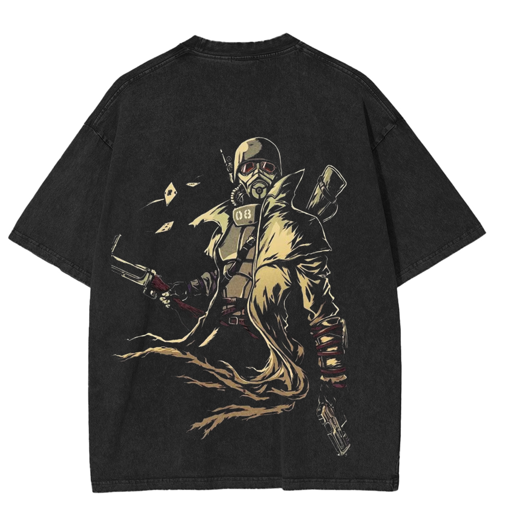 Fallout New Vegas Unisex Washed T-Shirt