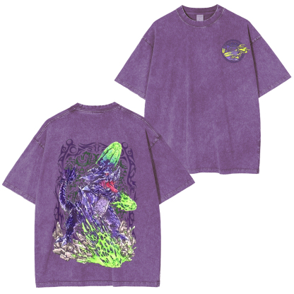 Monster Hunter Unisex Washed T-Shirt