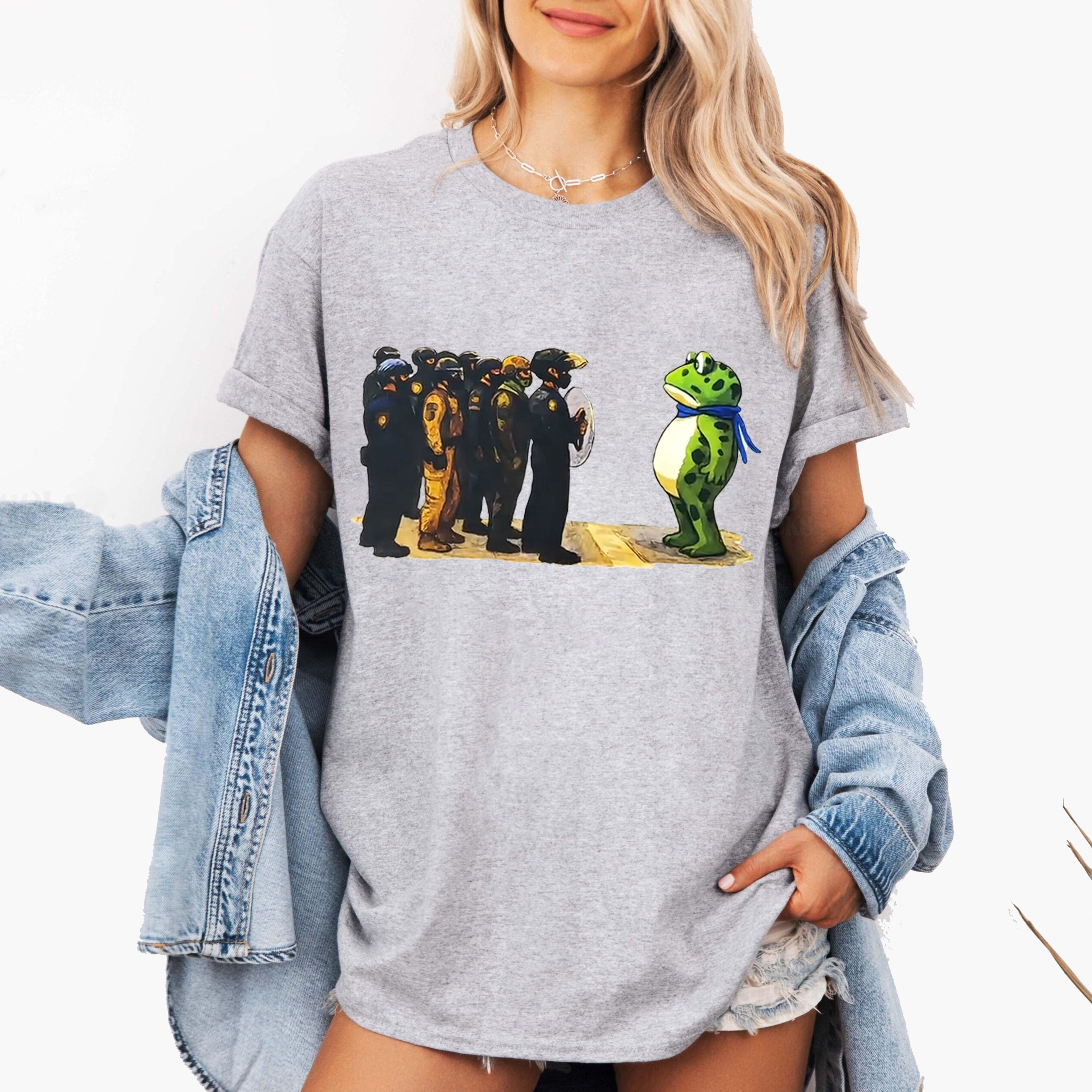 Portland Frog Protest Anti ICE FDT Unisex Shirt/Crewneck/Hoodie