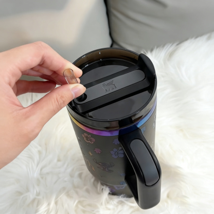 Lilo and stitch laser engraved Stanley Tumbler cup