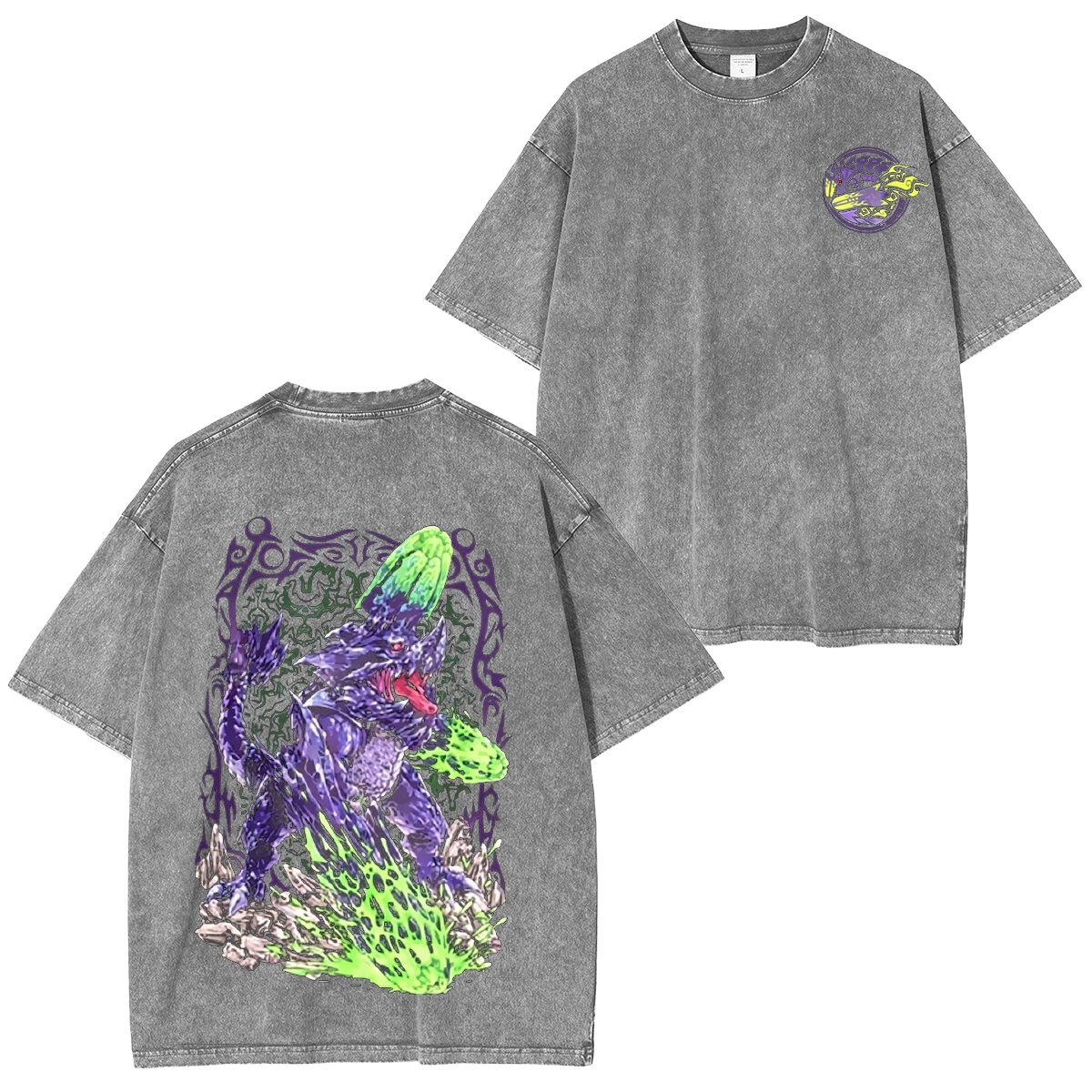 Monster Hunter Unisex Washed T-Shirt