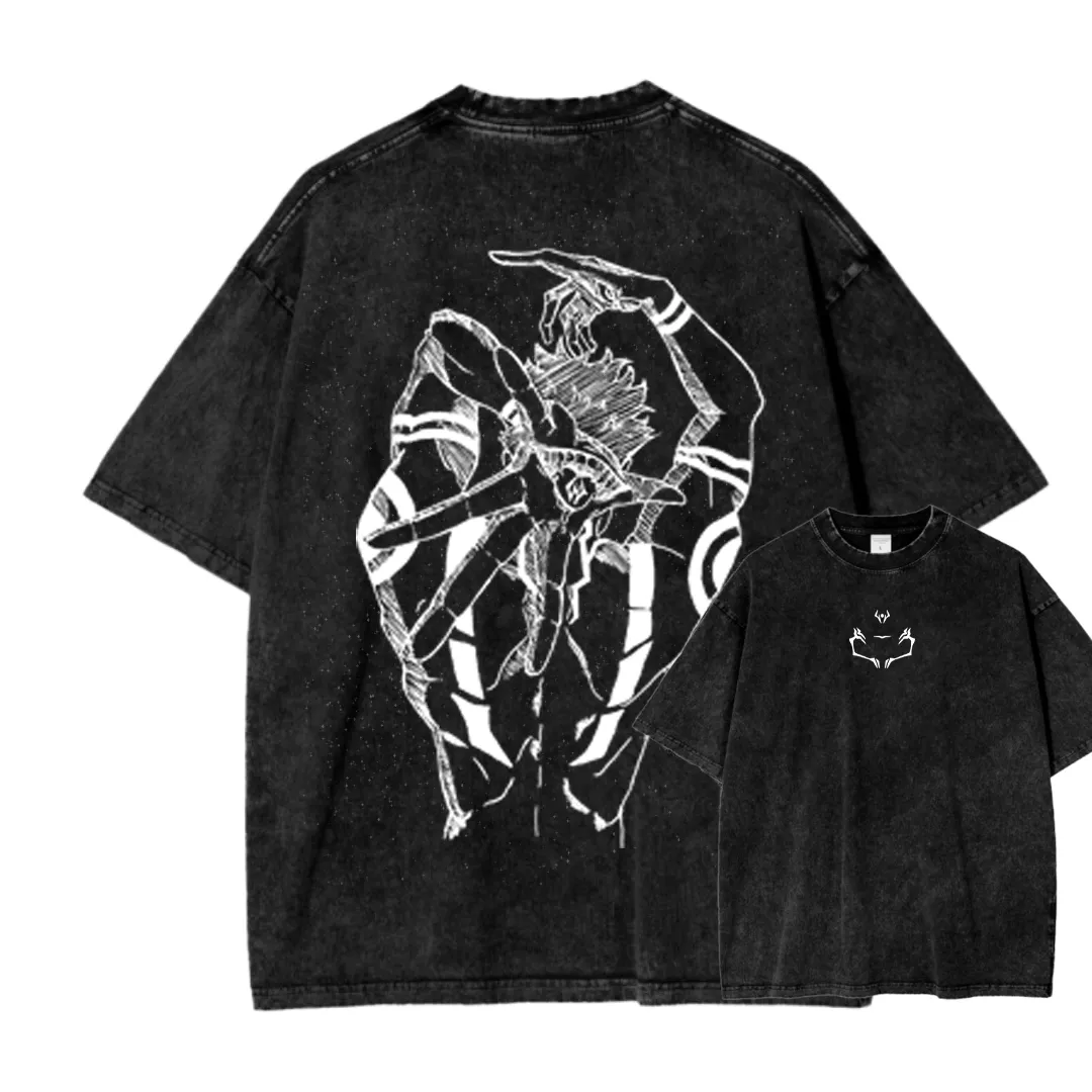Sukuna - Embroidery Oversized Heavy Shirt