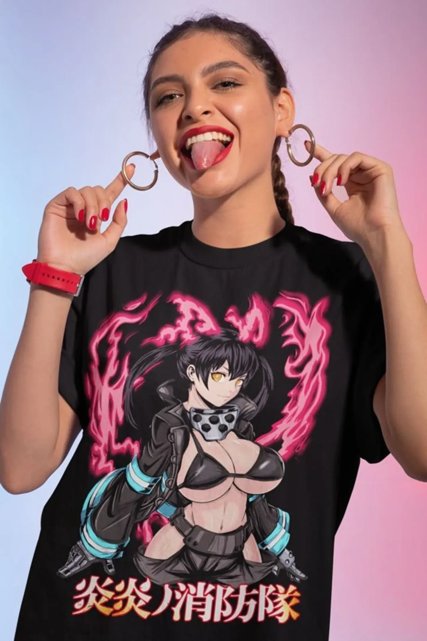 Camiseta unisex Waifu Material Anime, Tamaki Anime Girl Lewd Shirt