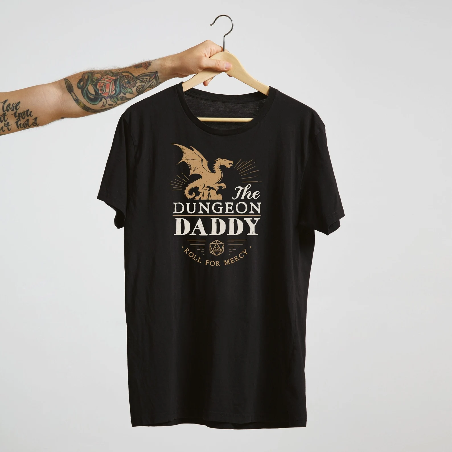 Awesome Dungeon Daddy DnD Shirt - Roleplaying Shirt - Dungeons and Dragons Shirt - Fathersday