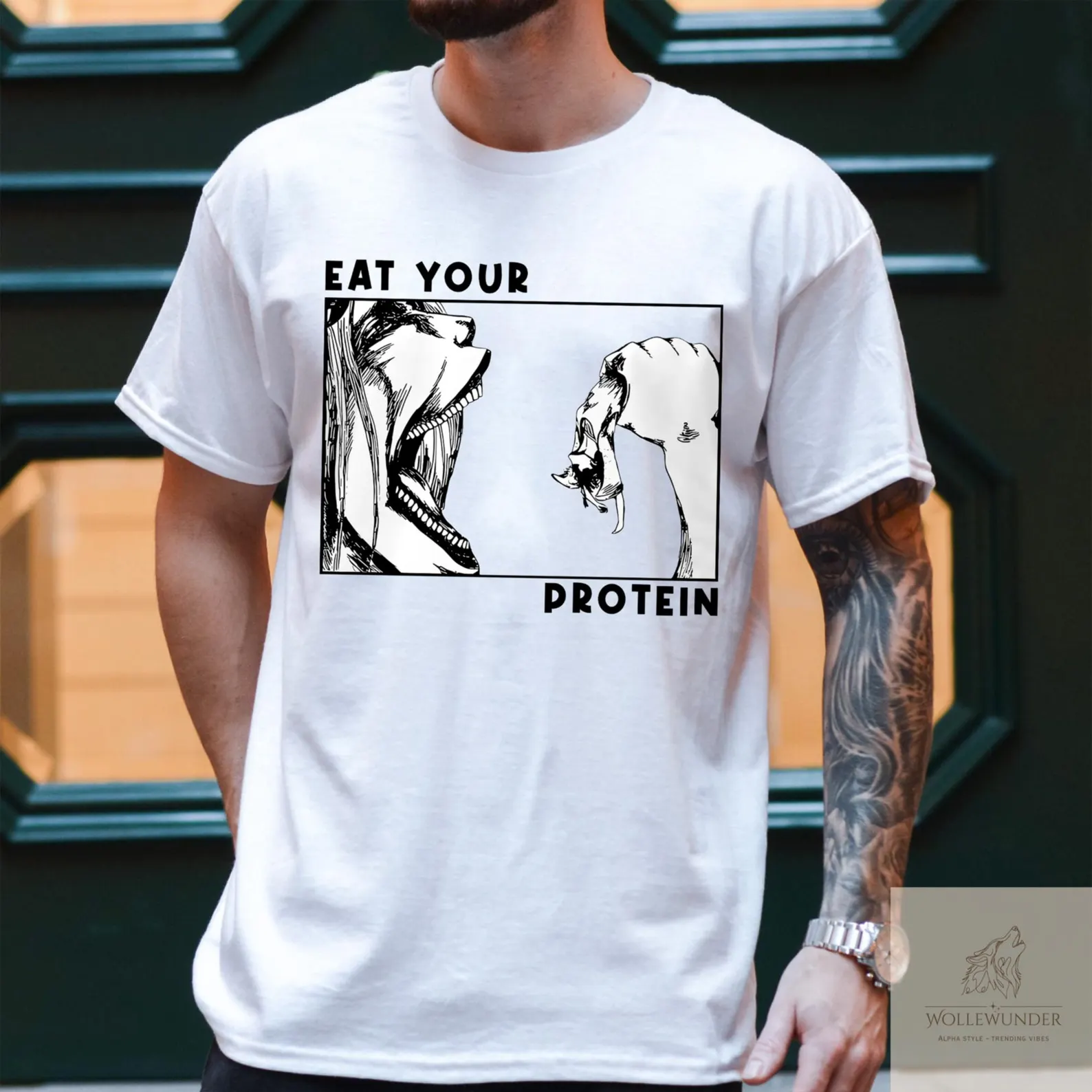 Anime T-shirt "Titan Attack"