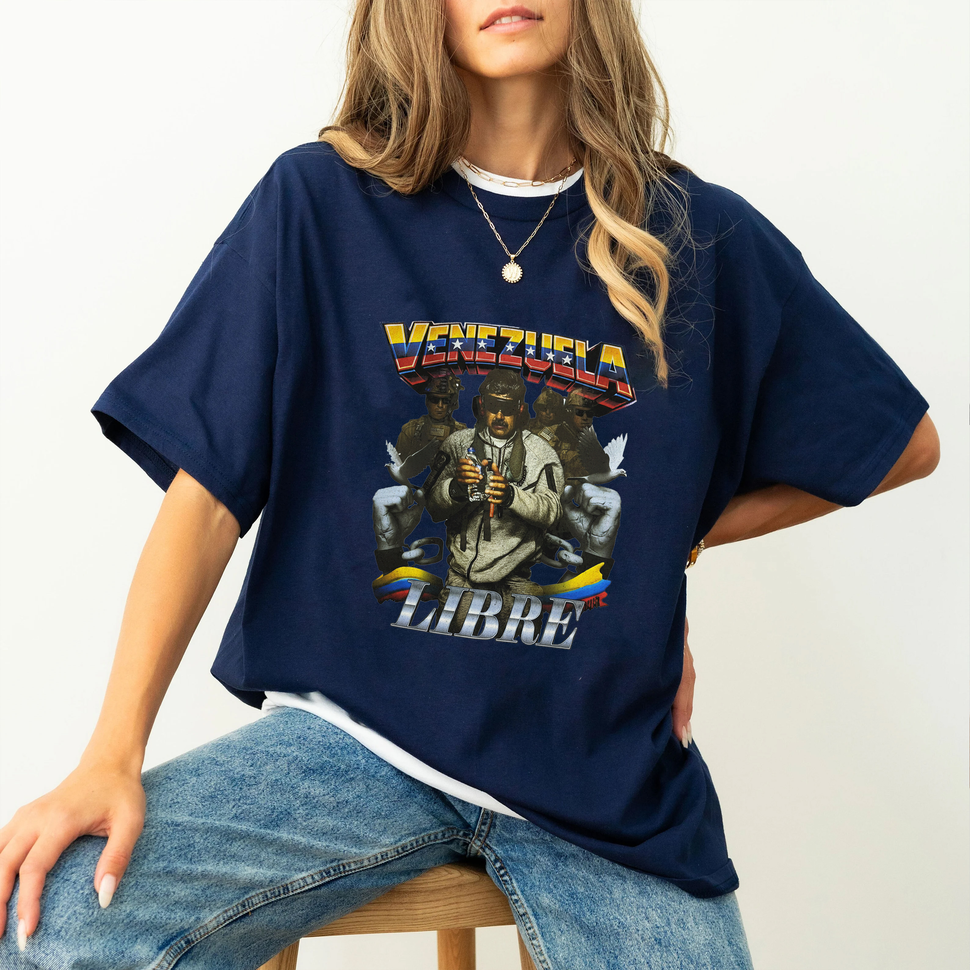 Venezuela Libre T-Shirt,Unisex Shirts/Crewneck/Hoodie