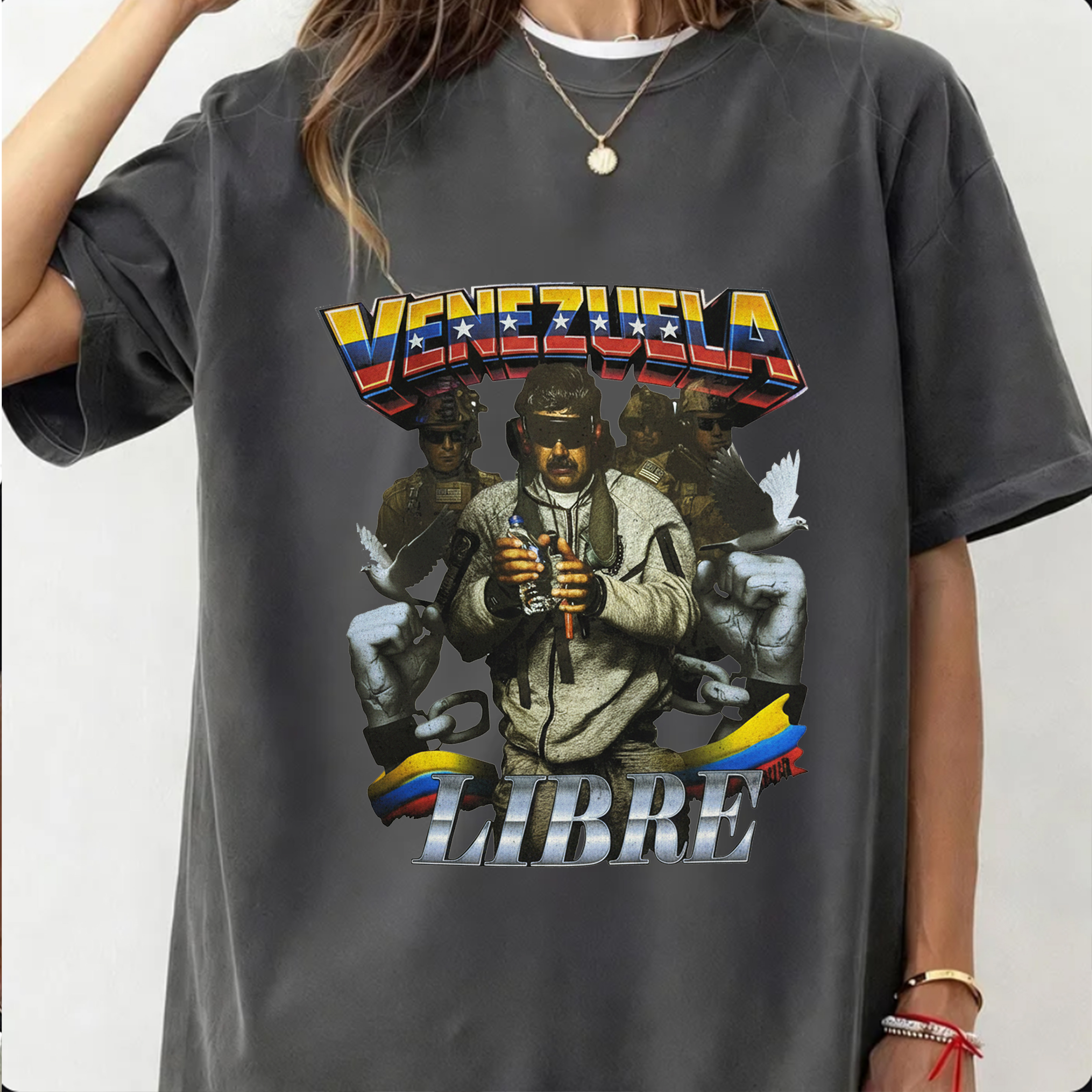 Venezuela Libre T-Shirt,Unisex Shirts/Crewneck/Hoodie
