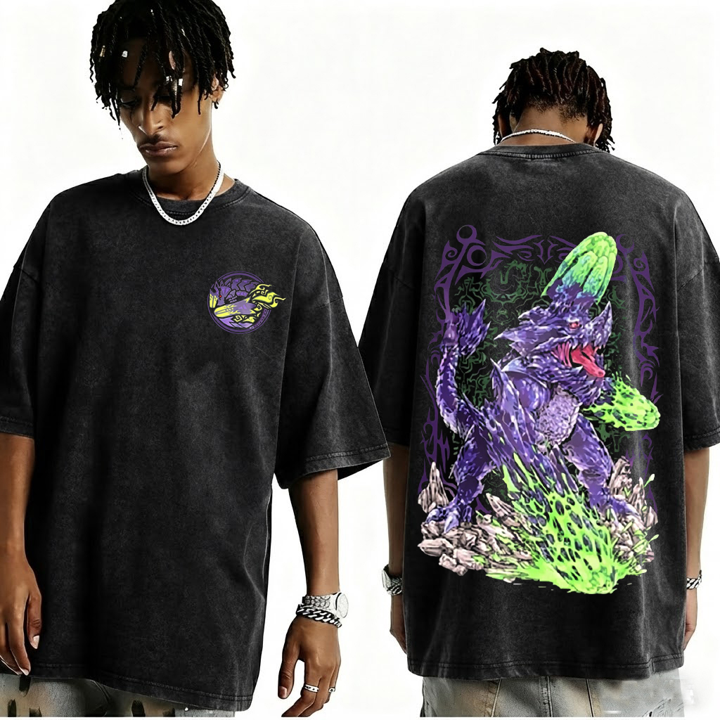 Monster Hunter Unisex Washed T-Shirt