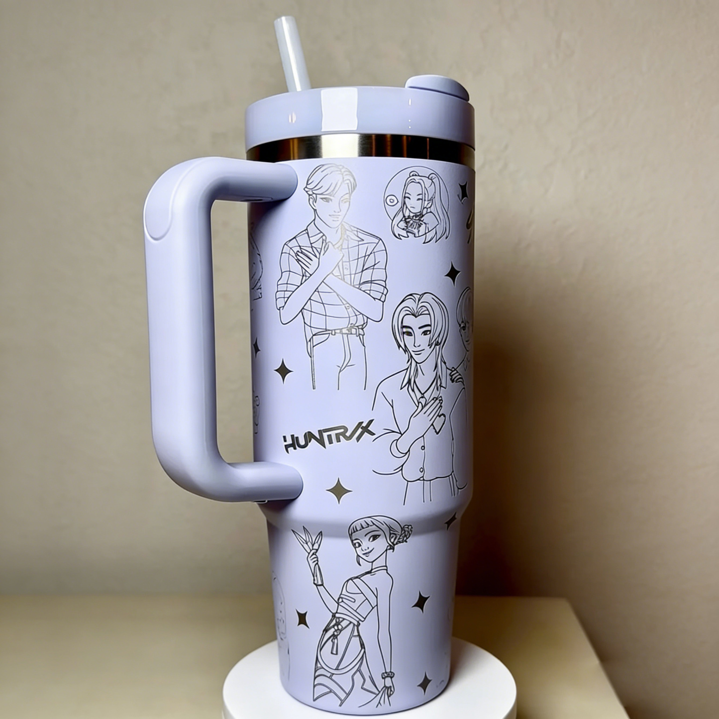 Laser Engraved K-Pop Hunters Tumbler cup