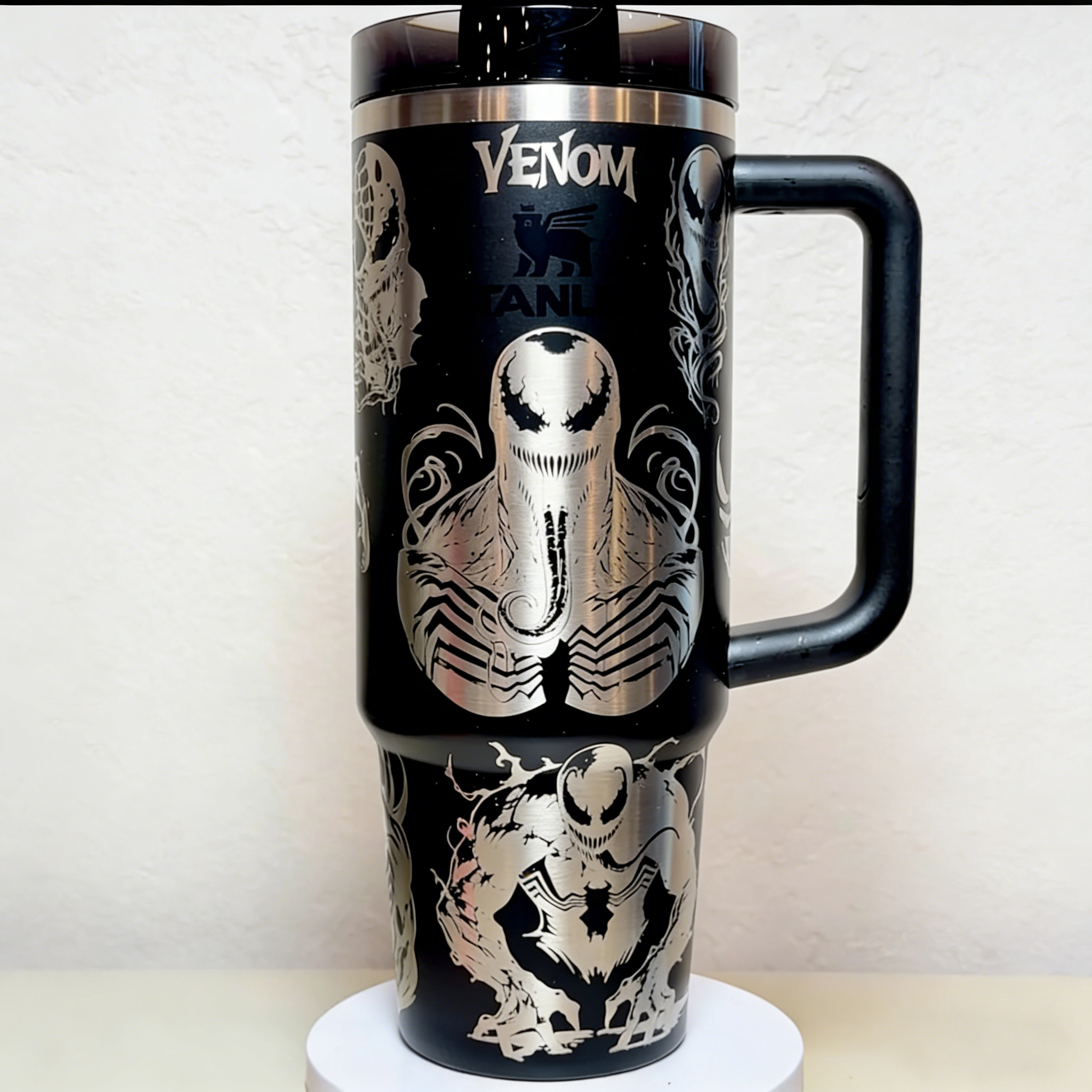 Laser Engraved Superhero Stanley Tumbler cup