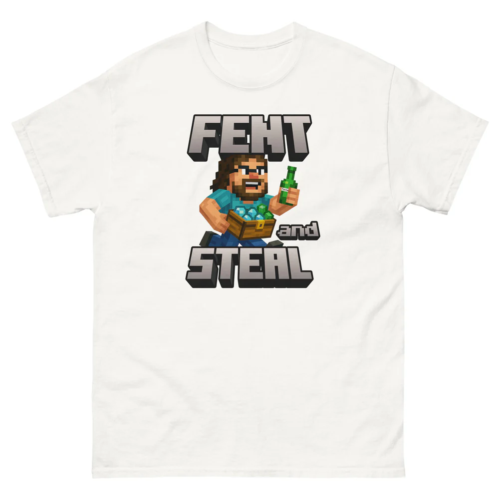 Fent and Steal Minecraft Parody T-Shirt