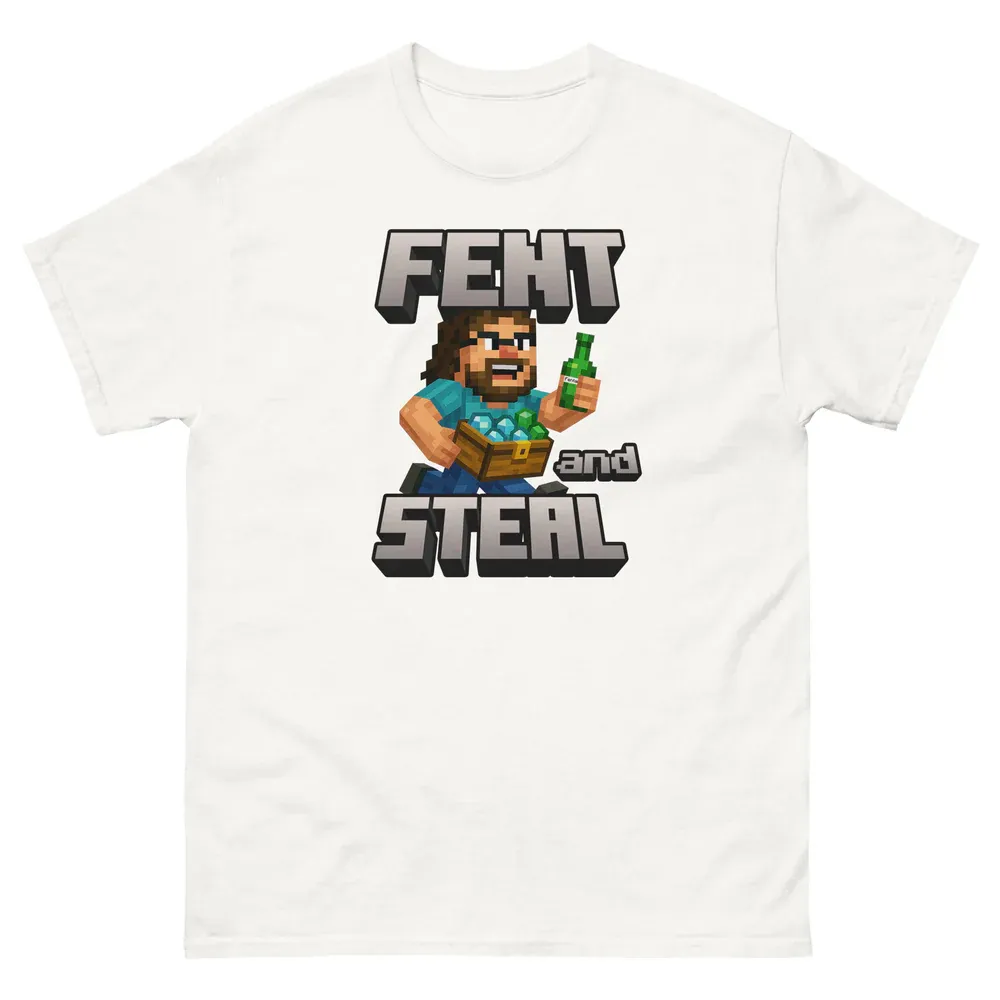 Fent and Steal Minecraft Parody T-Shirt